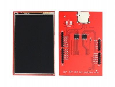 TFT LCD 3.5” Shield Arduino Touch Screen com Slot SD - Imagem 2