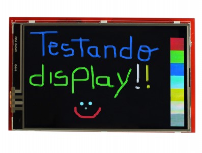 TFT LCD 3.5” Shield Arduino Touch Screen com Slot SD - Imagem 2