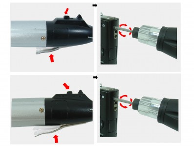 Parafusadeira elétrica com conector fêmea ideal para trabalhos minuciosos e de precisão - XB800A - Imagem 3