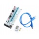 Cabo Riser Usb 3.0 Extensor PCI Express com Capacitores para Mineradora - Thumb 1