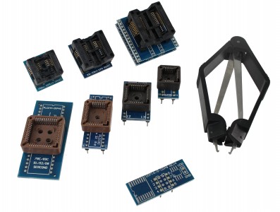 Kit de Adaptadores SOP8, SOP16 e PLCC para Gravador de Bios Eeprom EZP2010 + Extrator - Kit com 9 Unidades - Imagem 2