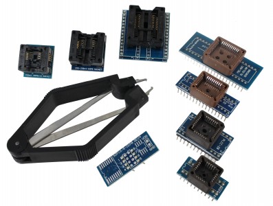 Kit de Adaptadores SOP8, SOP16 e PLCC para Gravador de Bios Eeprom EZP2010 + Extrator - Kit com 9 Unidades - Imagem 3