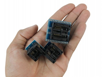 Kit de Adaptadores SOP8, SOP16 e PLCC para Gravador de Bios Eeprom EZP2010 + Extrator - Kit com 9 Unidades - Imagem 4