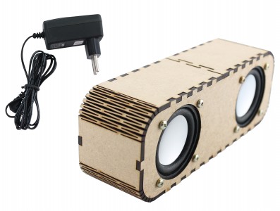 Caixa de Som Portátil Bluetooth DIY em MDF 6W RMS + Fonte de Alimentação - JB10 - Imagem 2