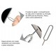 Chave pin para a abertura da bandeja do chip-SIM de iPhone’s e iPad’s - Thumb 4