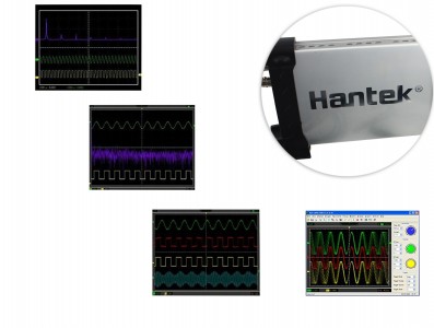 Osciloscópio Digital Portátil 20MHz 2 canais - Hantek6022BE  - Imagem 3