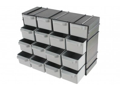 Gaveteiro de Plástico / Organizador 7001 Modular com 16 Gavetas - Imagem 2