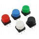 Kit Push Button 12x12 com Capas Coloridas 25 Unidades + Case - Thumb 2