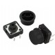 Kit Push Button 12x12 com Capas Coloridas 25 Unidades + Case - Thumb 3