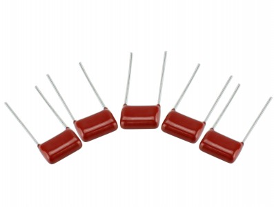 Capacitor de Poliester 10nF 400V (103/10K/0,01uF) - Kit com 05 unidades - Imagem 1