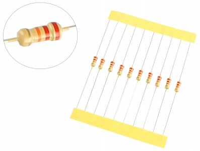 Resistor 22K 1/4W - Kit com 10 unidades - Imagem 1