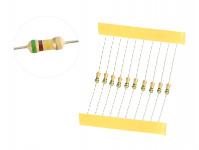 Resistor 510K 1/4W - Kit com 10 unidades - Imagem 1