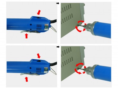 Parafusadeira elétrica com conectores banana ideal para bancadas e linhas de montagem - DN4CB - Imagem 2