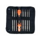 Kit de Chaves Profissionais para iPhones e Smartphones / Chave Torx, Pentalobe, Philips, Fenda, Allen e outras + Estojo - JM8124 - Thumb 1