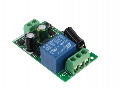 Módulo Relé Para Controle Remoto 433MHz KR2201-A 127V/220VAC 10A 1 Canal - Imagem 2