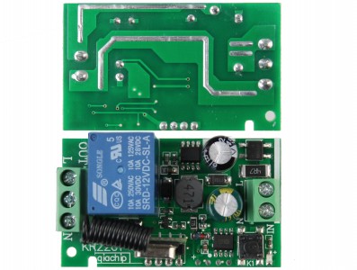 Módulo Relé Para Controle Remoto 433MHz KR2201-A 127V/220VAC 10A 1 Canal - Imagem 3