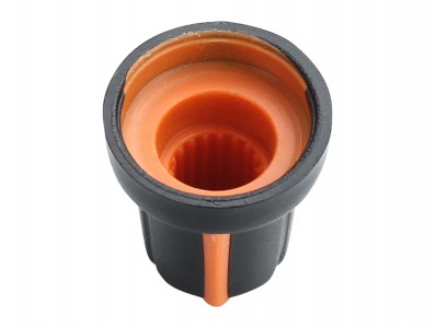 Knob Estriado RK10 Laranja para Potenciômetro - Imagem 2