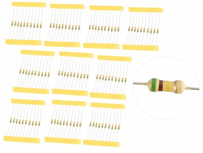 Resistor 510K 1/4W - Kit com 100 unidades - Imagem 1