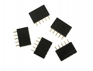 Barra de 5 pinos fêmea / Conector Empilhável para PCI - Kit com 5 unidades - Imagem 1