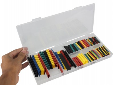 Kit Espaguete Termo Retrátil Colorido 328 Peças + Case Plástica - Imagem 4