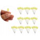 Kit com 50 LEDs Amarelos 5mm Difusos - Thumb 1