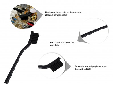 Escova antiestatica para limpeza de placas de circuito impresso -US3  - Imagem 5