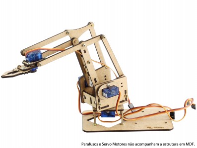 Braço Robótico em MDF para Arduino - Imagem 2