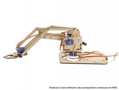 Braço Robótico em MDF para Arduino - Imagem 4