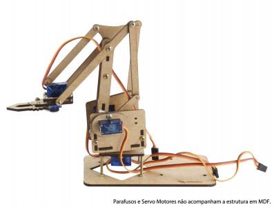 Braço Robótico em MDF para Arduino - Imagem 5