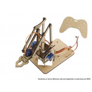 Estrutura em MDF para Braço Robótico para Arduino + Manual de Montagem