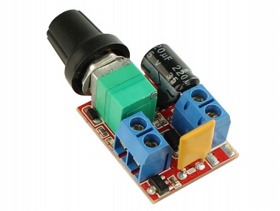 Controlador PWM para Velocidade de Motores 3 a 35V 5A ZS-X4B - Imagem 2