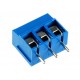 Conector Borne 12mm 3 vias azul  - Thumb 2