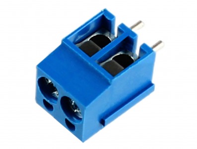 Conector Borne 12mm 2 vias azul - Imagem 1