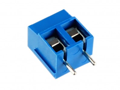 Conector Borne 12mm 2 vias azul - Imagem 2