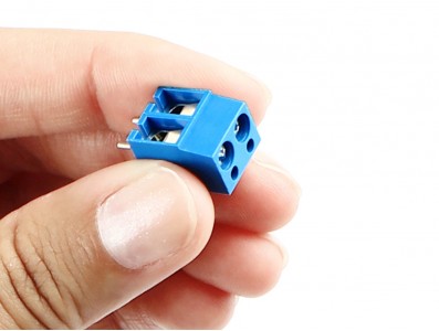 Conector Borne 12mm 2 vias azul - Imagem 3