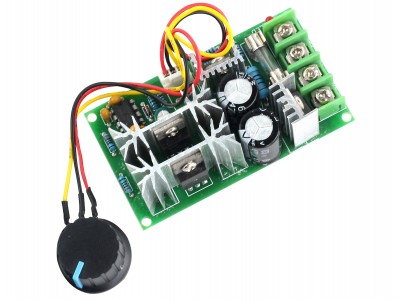 Controlador PWM 20A 1200W para Velocidade de Motores 10V à 60V - Imagem 1