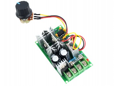 Controlador PWM 20A 1200W para Velocidade de Motores 10V à 60V - Imagem 2