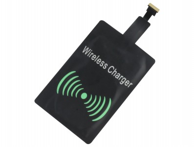 Adaptador para Carregamento por Indução Qi Wireless Micro Usb 5V 1A - Imagem 1