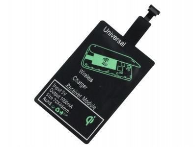 Adaptador para Carregamento por Indução Qi Wireless Micro Usb 5V 1A - Imagem 2