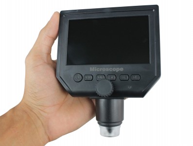 Microscópio Digital Portátil 600x HD com Tela LCD + Fonte Bivolt - G600 - Imagem 4