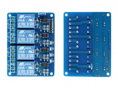 Módulo Relé 4 Canais 5V com Optoacopladores para Arduino e Raspberry PI - Imagem 2