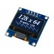 Display OLED 0.96" I2C 128x64 Branco para Arduino - Thumb 1