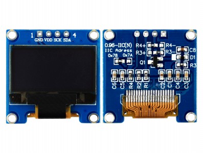 Display OLED 0.96" I2C 128x64 Branco para Arduino - Imagem 3