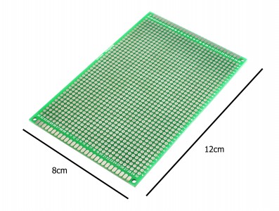 Placa de Circuito Impresso Ilhada / Placa Universal 1260 furos - 8x12cm - Imagem 2
