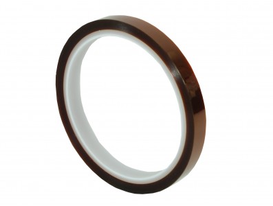 Fita kapton de poliamida resistente a altas temperaturas - 33m x 10mm - Imagem 1