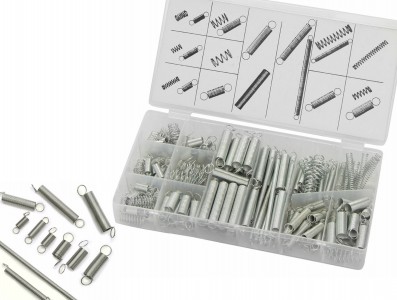 Kit de Molas para Robótica 200 Peças / Mola de Compressão e Extensão para Projetos DIY - Imagem 1