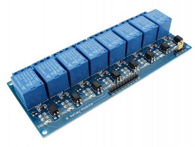 Módulo Relé 8 canais 5V com Optoacoplador para Arduino e Raspberry PI  - Imagem 1