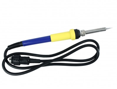 Ferro de solda para Estação de Solda - Conector macho 5 pinos - Azul e Amarelo - Imagem 1