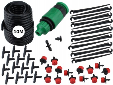 CONJUNTO DE SISTEMA DE IRRIGACAO AUTOMATICO 4/7 MM 10M - Imagem 1