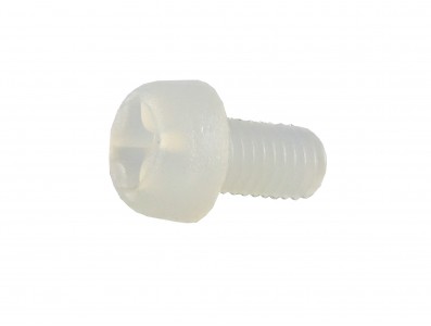 Parafuso Plástico em Nylon M3 x 6mm Phillips (Branco) - Kit com 10 unidades - Imagem 2